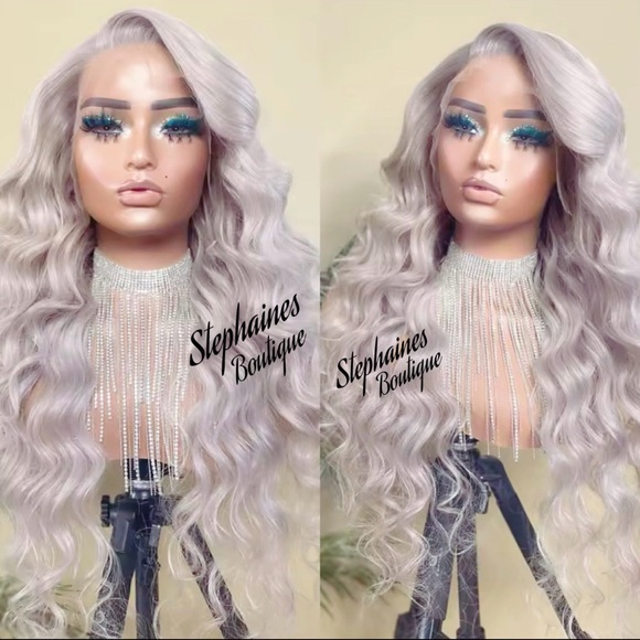 Human Hair Blended Lace Front Wig